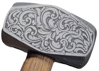 Deep Engraved Stamping Hammer