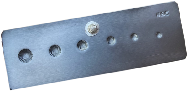 Cascading Sun Concho Shot Plate