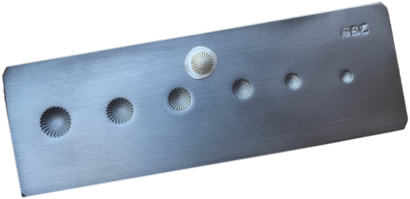 Cascading Sun Concho Shot Plate