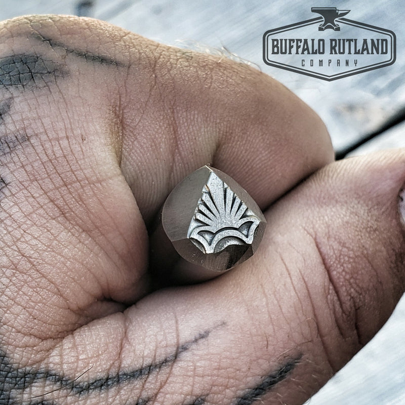 Victorian Triangle Metal Stamp