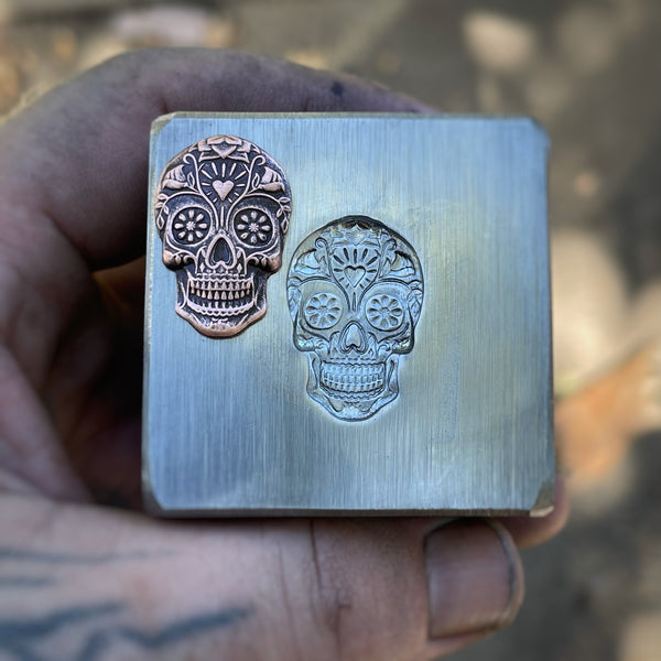Sugar Skull Impression Die